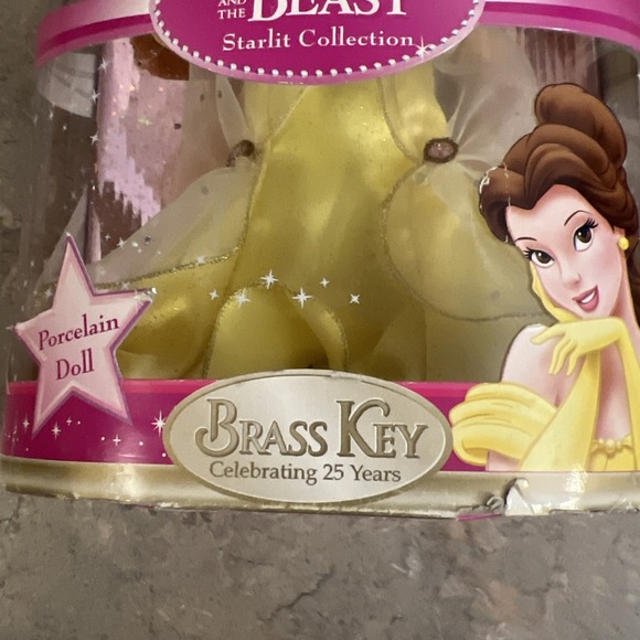 DISNEY PRINCESS SPECIAL EDITION BELLE BEAUTY AND THE BEAST PORCELAIN DOLL - Picture 3 of 8